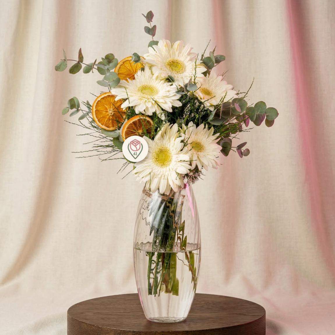 Narin Beyaz Gerbera Melodisi