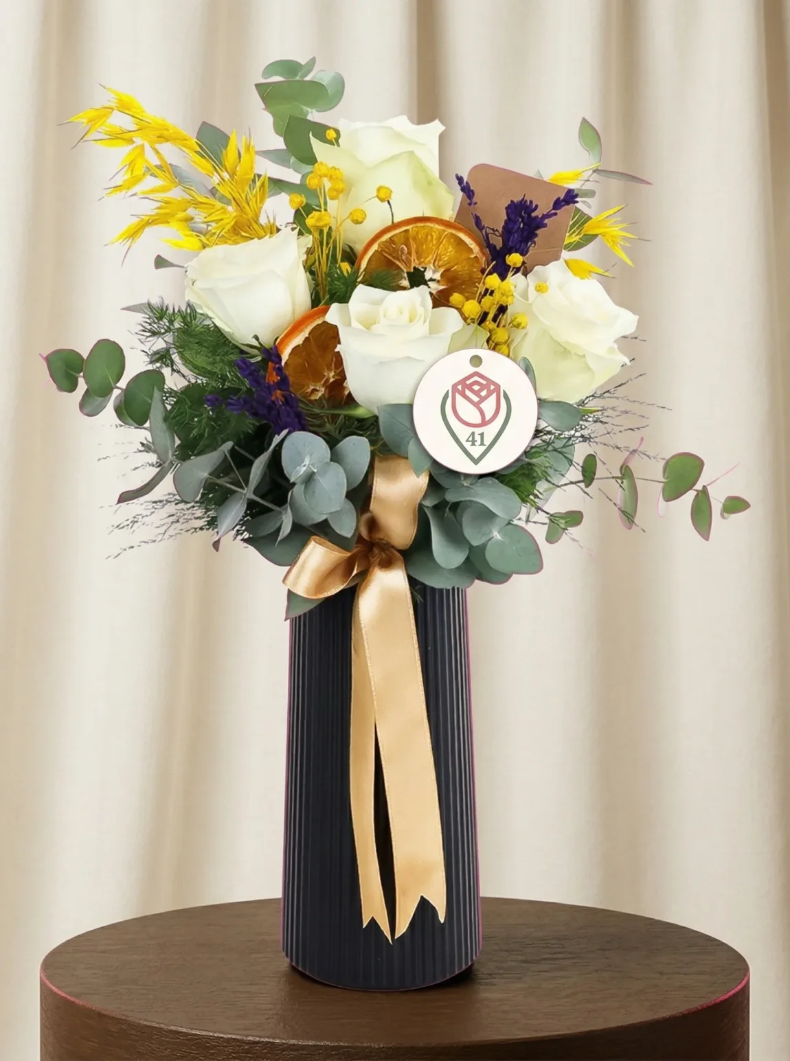 Saf Beyaz Gül Aranjmanı