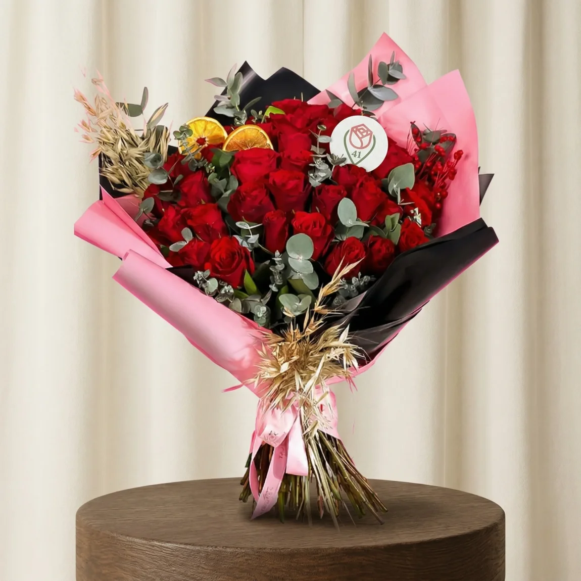 Sonsuz Aşk 41 Kırmızı Gül Buketi