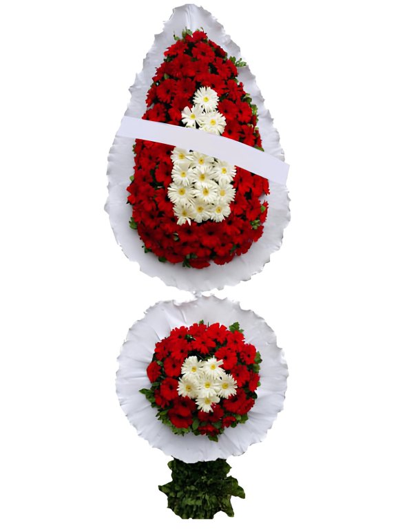 2 Katlı Düğün Çiçeği Çelenk
