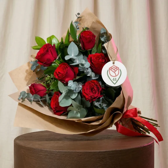 Aşkın Yedi Hali 7 Kırmızı Gül Buketi