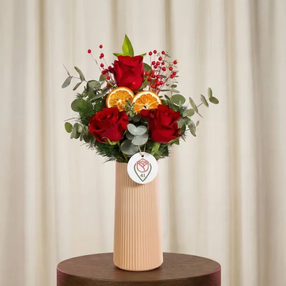 Kırmızı Düşler Gül Aranjmanı