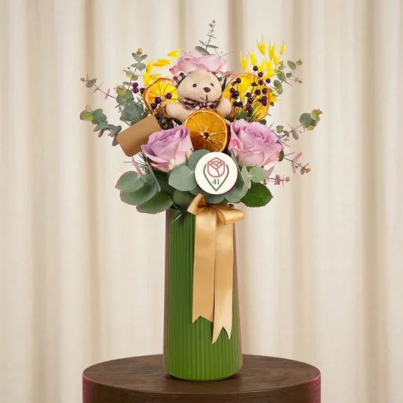 Lila Güller Ve Ayıcık