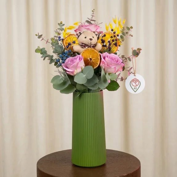 Lila Güller Ve Ayıcık