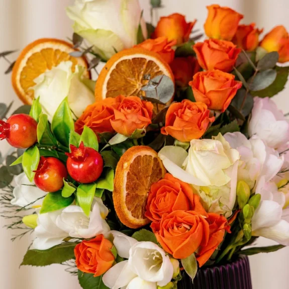 Modern Turuncu Frezya Aranjmanı