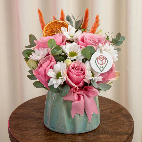 Pembe Düşler Gül Aranjmanı