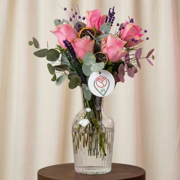 Pembe Düşler Gül Aranjmanı