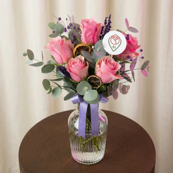 Pembe Düşler Gül Aranjmanı