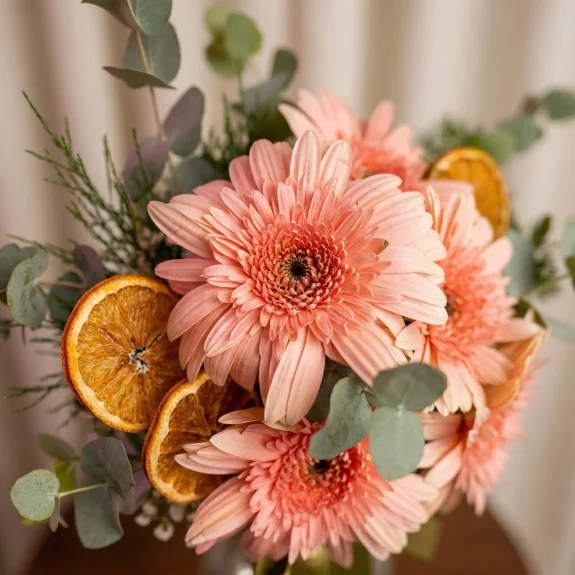 Pembe Gerberalar Aranjmanı