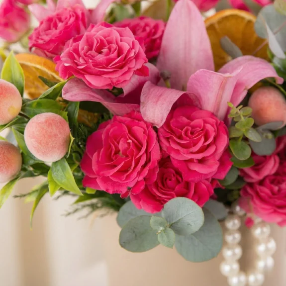 Pembe Gül & Lilyum Aranjmanı