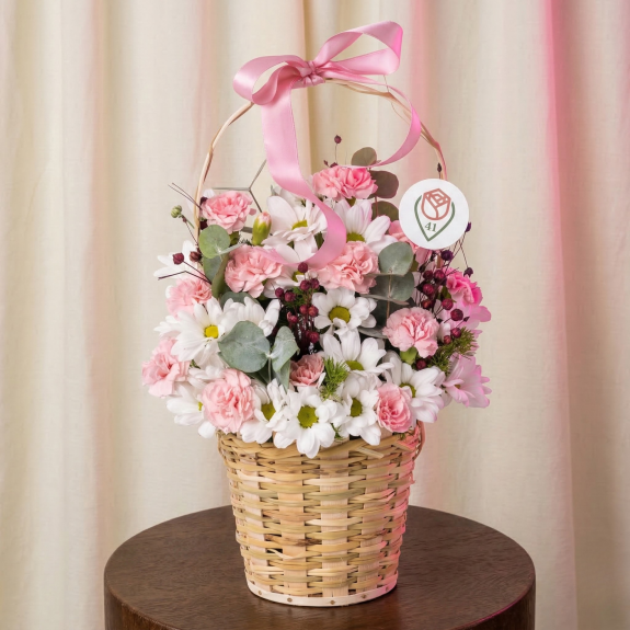 Pembe Karanfilli Bahar Sepeti