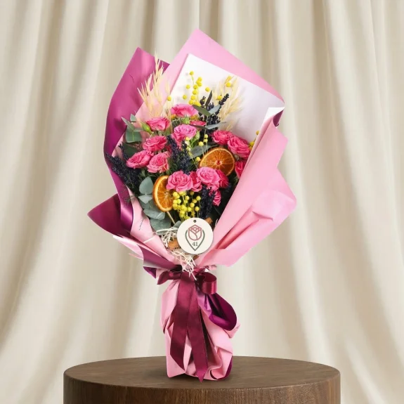 Pembe Rüya Gül Buketi