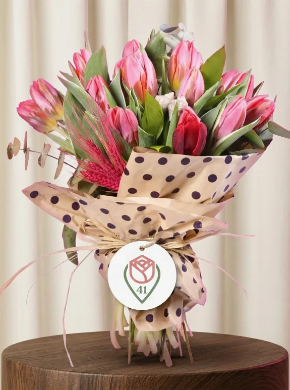 Pembe Rüya Lale Buketi