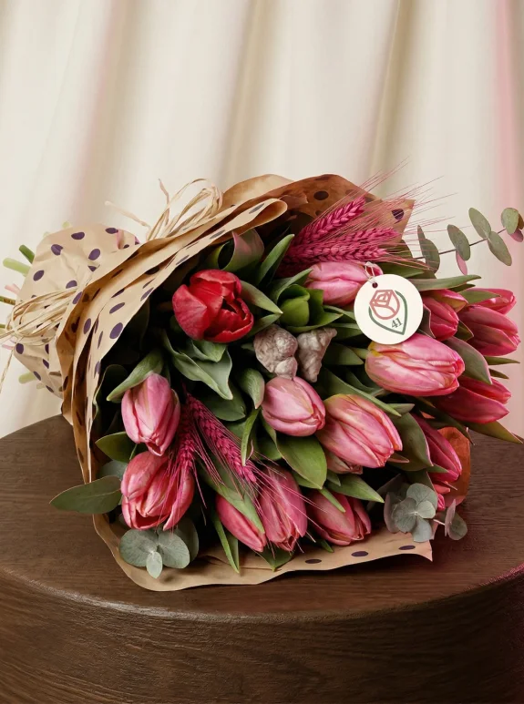 Pembe Rüya Lale Buketi