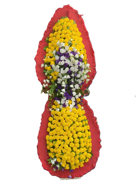 Sarı ve Kırmızı Çelenk