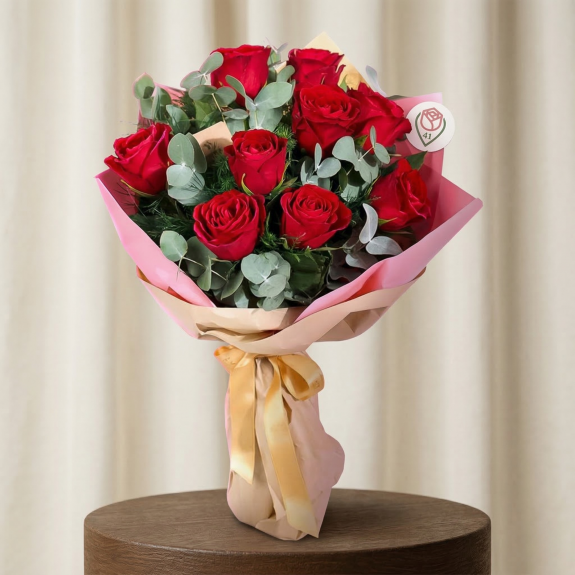 Sonsuz Aşk Kırmızı Gül Buketi