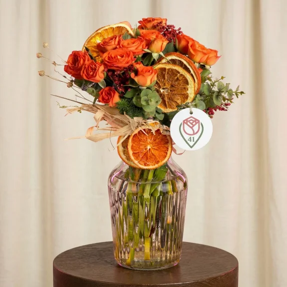 Turuncu Portakal Çardak Gülleri