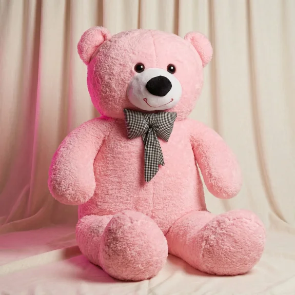 X Cm Dev Peluş Ayı (Pembe)
