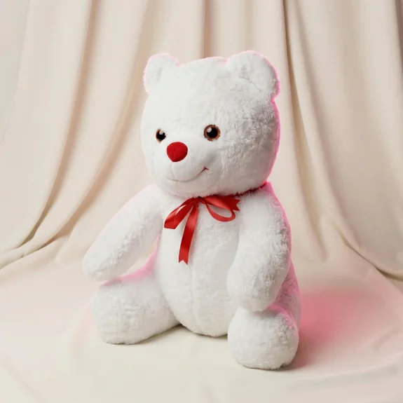 X Cm Peluş Ayıcık (Beyaz)