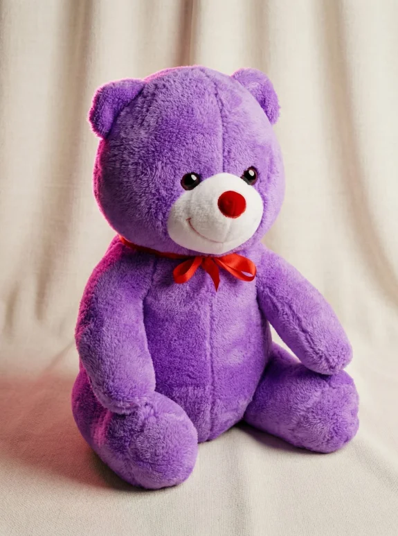 X Cm Peluş Ayıcık (Mor)