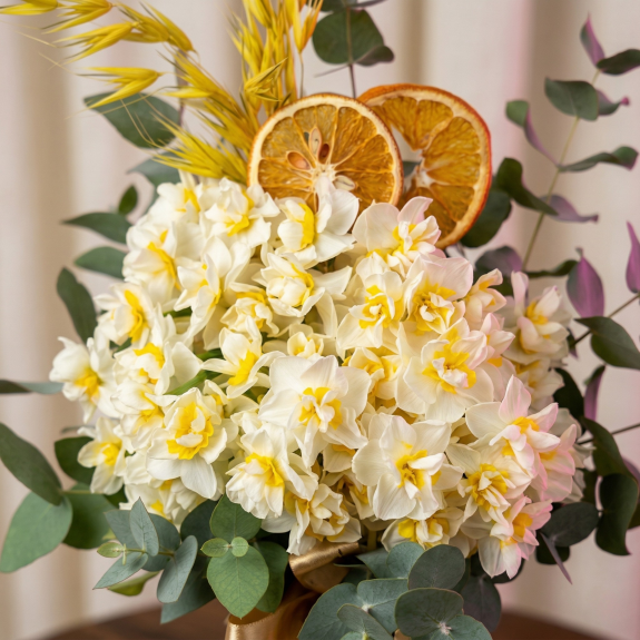 Zarif Güneş Işığı Nergis